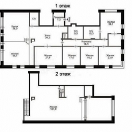 Продажа 7-комн квартиры на вторичном рынке 3-й Новый пер,  д. 3