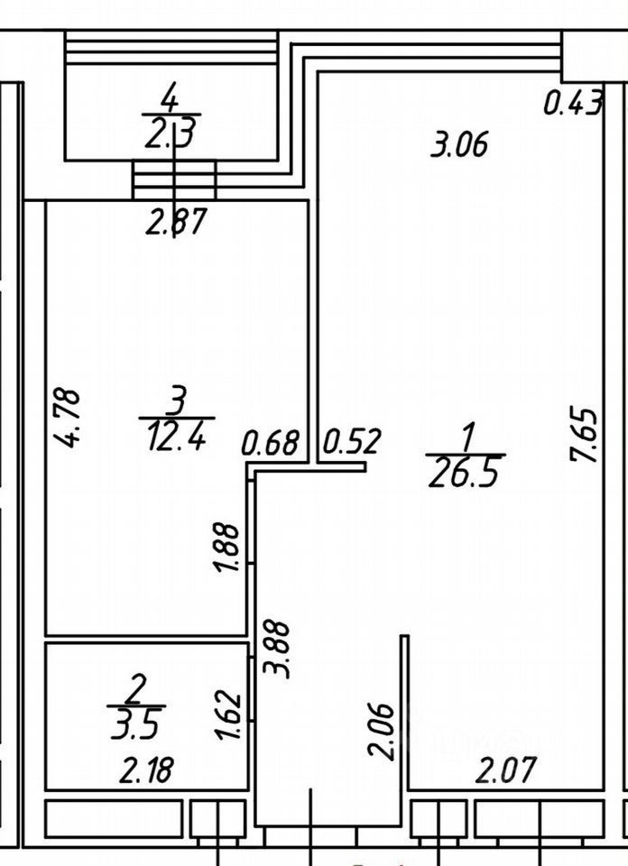 Продажа студии Ходынский бульвар, 2