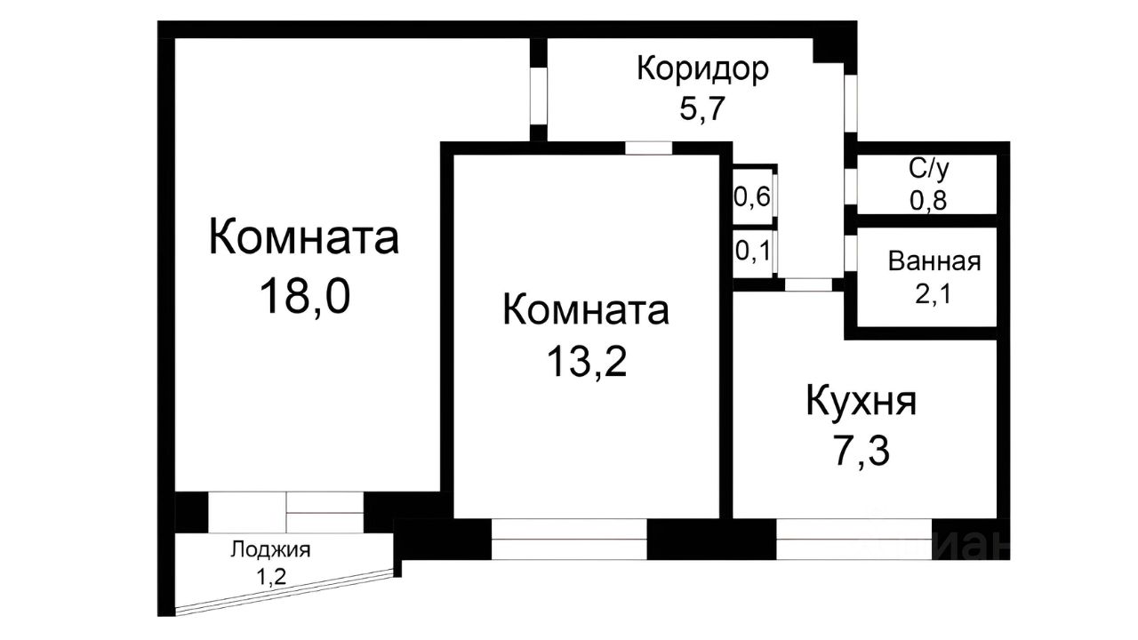 Продажа 2-комн квартиры на вторичном рынке улица Боженко, 8К4