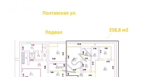 Помещение свободного назначения Полтавская улица,  д. 4