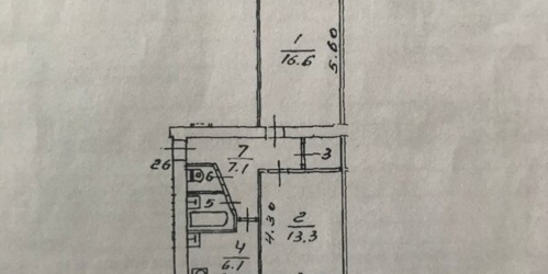 2-комн квартира Оранжерейная улица, дом 14