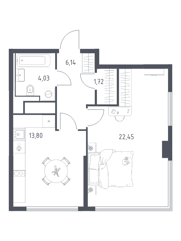 Продажа 1-комн квартиры в новостройке Москва г., Шоссейная ул.,  к. 5