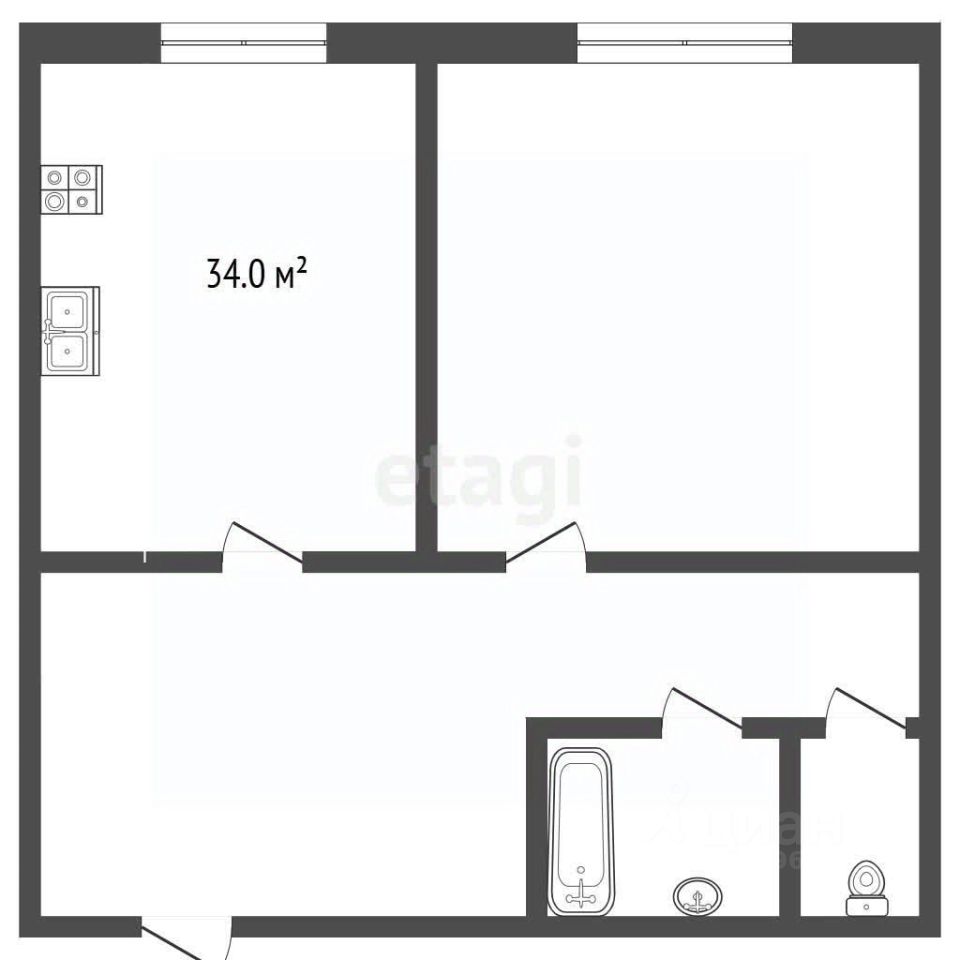 Продажа 1-комн квартиры на вторичном рынке Химки, улица Германа Титова, 1