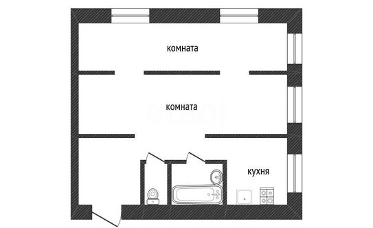 Продажа 2-комн квартиры на вторичном рынке Кириши г, Волховская наб,  д. 14