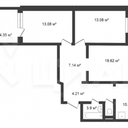 Аренда 3-комн квартиры на вторичном рынке Люберцы г, Победы пр-кт,  д. 3