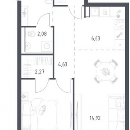Продажа 1-комн квартиры на вторичном рынке Балашиха г, Авиаторов мкр, Колдунова ул,  д. 1