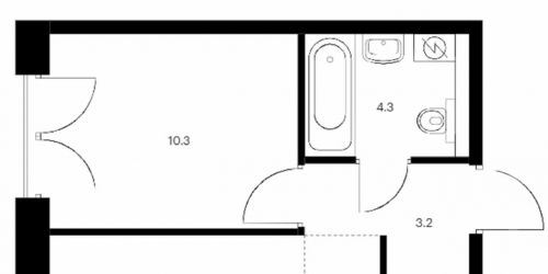 1-комн квартира Лермонтовский пр.,  д. 54