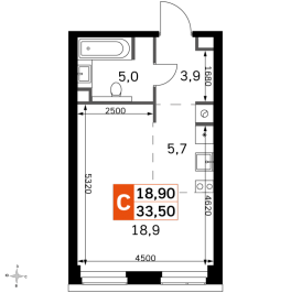 Продажа студии Москва г., Розанова ул., к. 4 Продажа студии Москва г., Розанова ул., к. 4