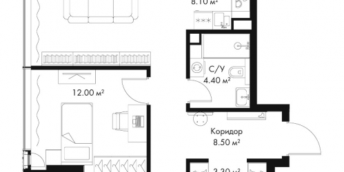2-комн квартира пр-кт Ленинградский, вл. 8