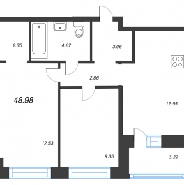 Продажа 2-комн квартиры в новостройке Новоселье п., Красносельское ш., к. У6 Продажа 2-комн квартиры в новостройке Новоселье п., Красносельское ш., к. У6
