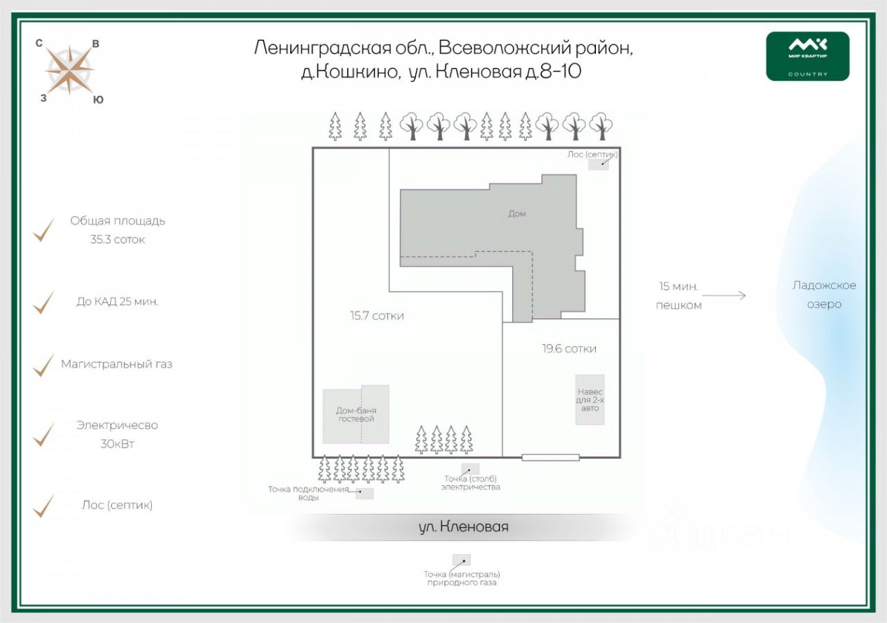 Продажа дома Золотая Бухта кп, улица Кленовая, 8-10