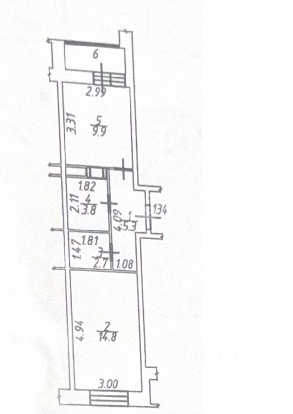 Продажа 1-комн квартиры на вторичном рынке Мисайлово пгт, улица Спортивная, 1
