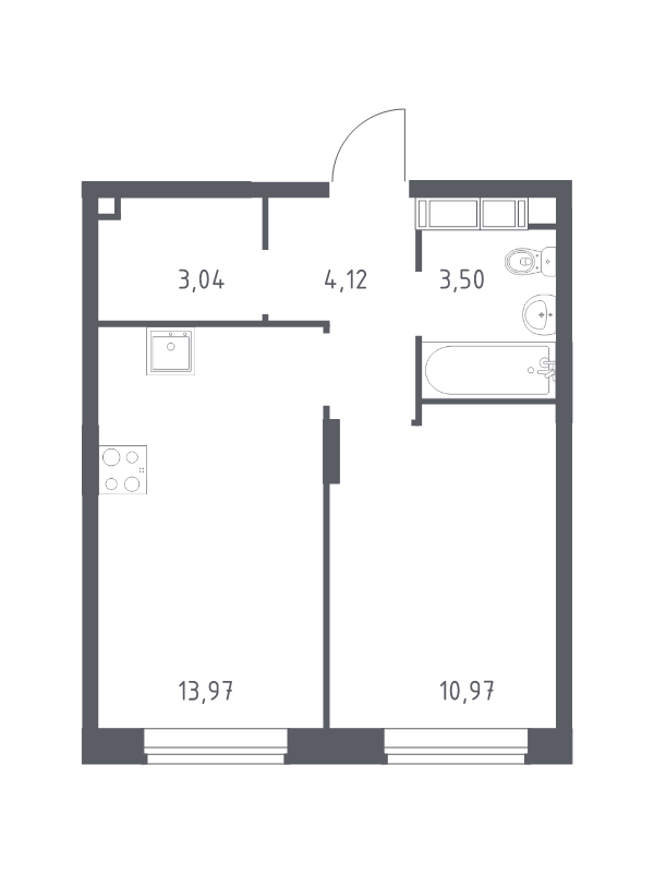 Продажа 1-комн квартиры в новостройке Балашиха г., Павлино мкр.,  к. 33