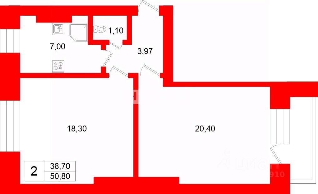 Продажа 2-комн квартиры на вторичном рынке Лесной проспект, 59к1