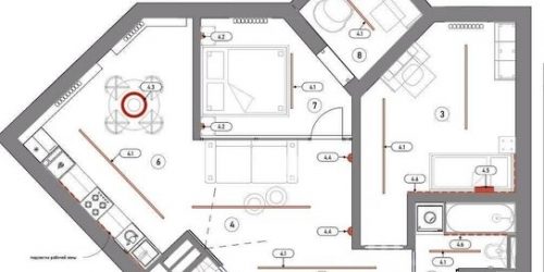2-комн квартира Энгельса пр-кт,  д. 2