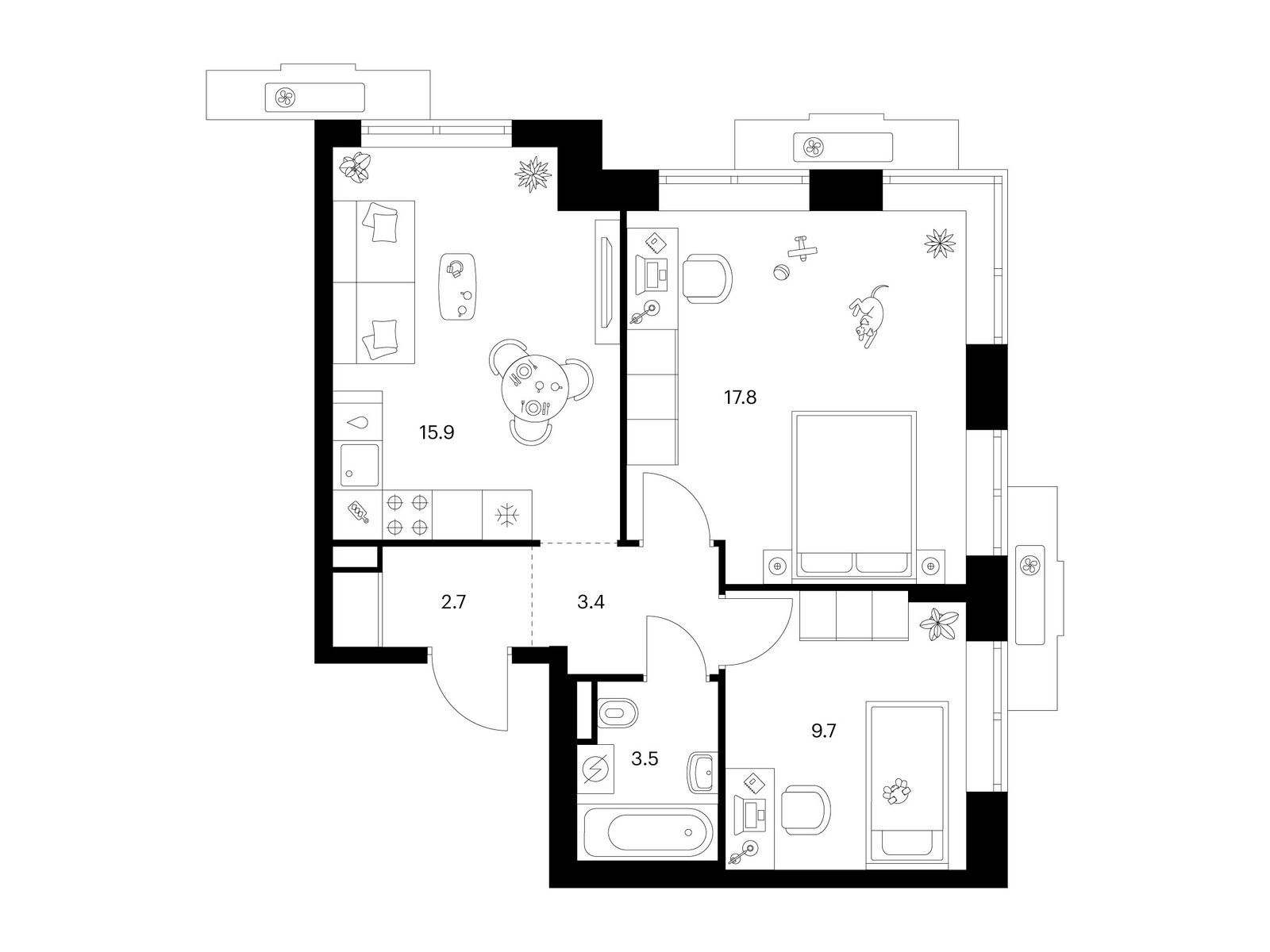 Продать Квартиры в новостройке Саларьево д   