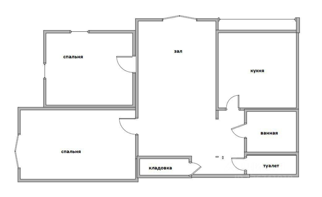 Продажа 3-комн квартиры на вторичном рынке Кириши, Волховская набережная, 22