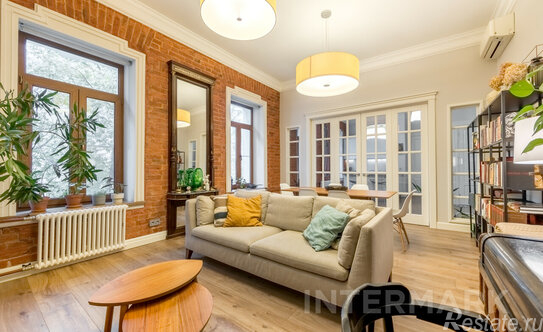 Аренда 3-комн квартиры на вторичном рынке Олсуфьевский переулок,  д. 2/4