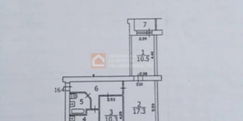 3-комн квартира Нахабино, ул. Панфилова,  д. 13