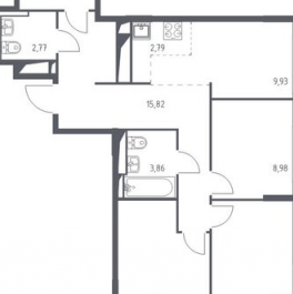 Продажа 3-комн квартиры на вторичном рынке Мытищи, ул Трудовая,  д. 19