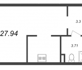 Продать Квартиры в новостройке Санкт-Петербург г., Октябрьская наб.   3.3