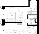 Продать Квартиры в новостройке Москва г., Верейская ул.   SET.1.2