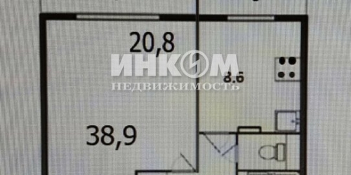 1-комн квартира улица Плещеева,  д. 8