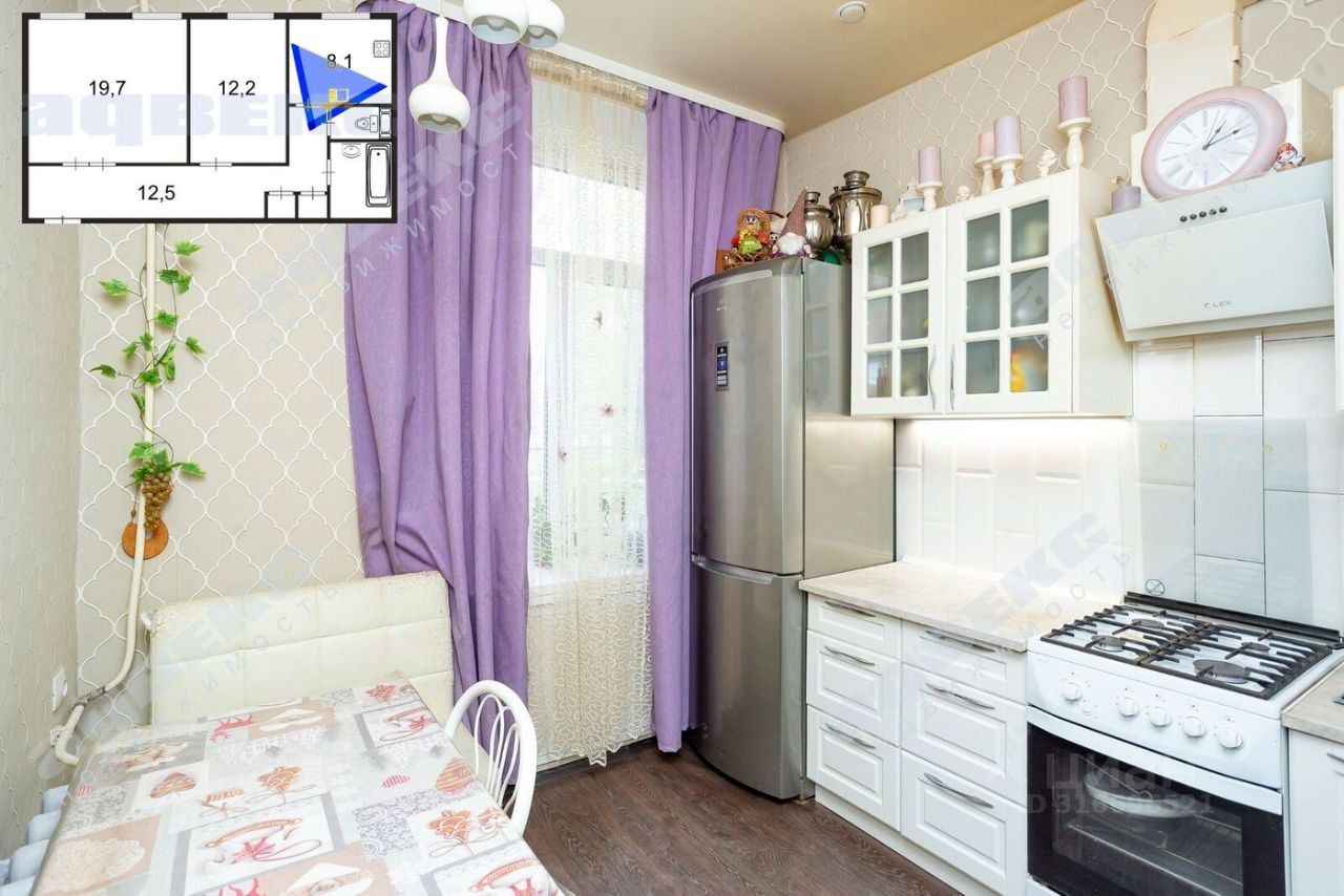 Продажа 2-комн квартиры на вторичном рынке улица Бабушкина, 81к2