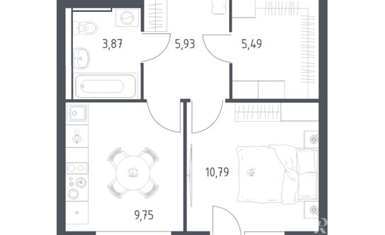 Продажа 1-комн квартиры на вторичном рынке Мисайлово д, Пригород Лесное мкр,  д. 1