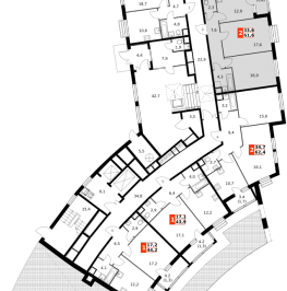 Продажа 2-комн квартиры в новостройке Развилка, Римский проезд, 5с1