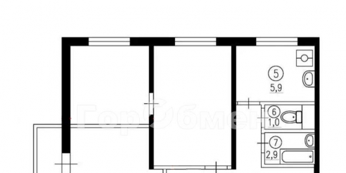 3-комн квартира улица Плещеева, 11В