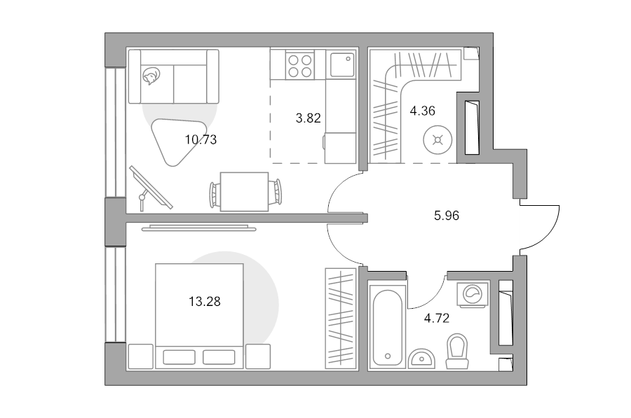 Продажа 1-комн квартиры в новостройке Москва г., Верхнелихоборская ул.,  к. 1