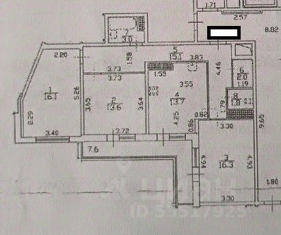 Продажа 3-комн квартиры на вторичном рынке Ленинский проспект, 51