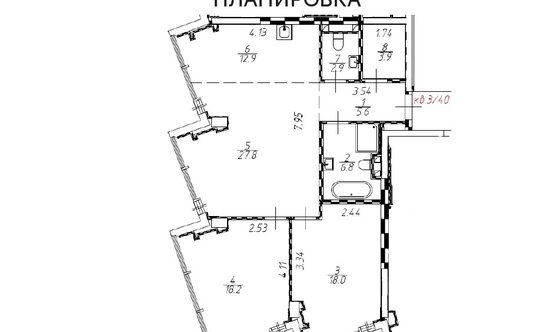 Продажа 3-комн квартиры на вторичном рынке ул Новослободская,  д. 24,  к. 11