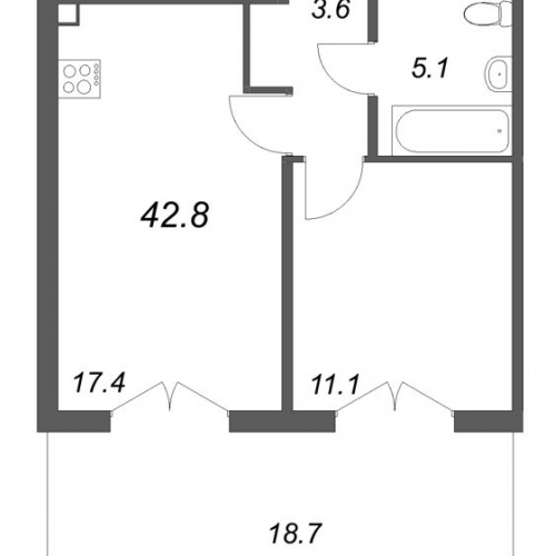 1-комн квартира Шушары п., Пулковское ш.,  к. 4