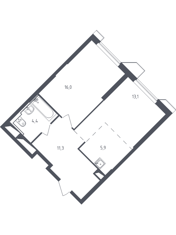 Продажа 1-комн квартиры в новостройке Раздоры д., Мякининское ш.,  к. 21