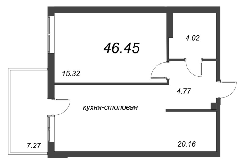 Продажа 1-комн квартиры в новостройке Всеволожск г., Дорога Жизни ш.,  к. 4.6