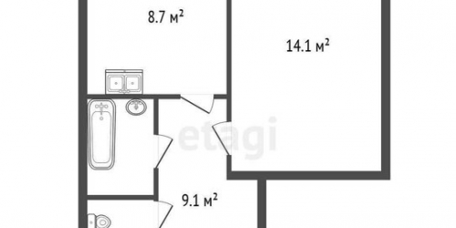1-комн квартира Полюстровский пр-кт,  д. 71