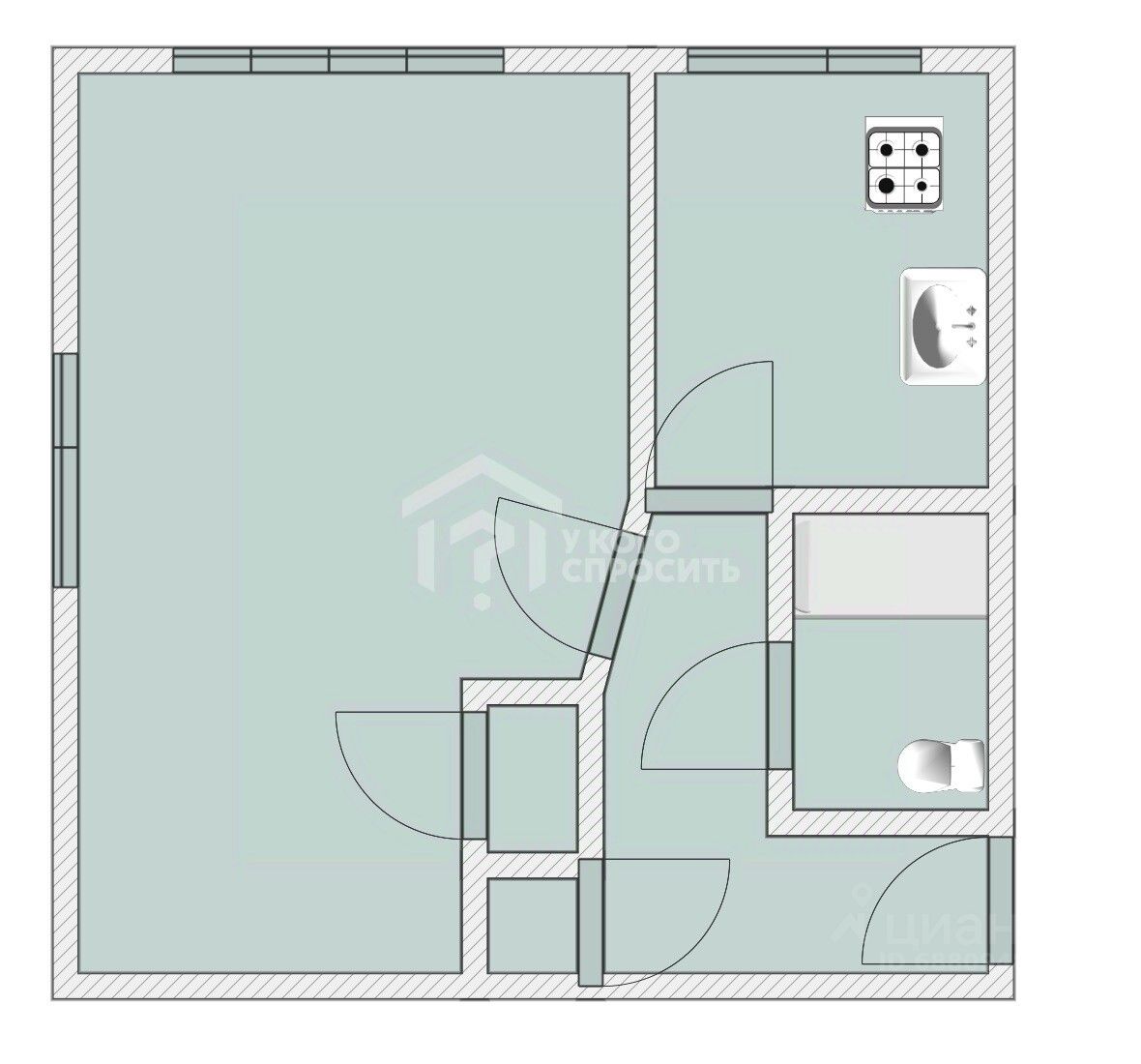 Продажа 1-комн квартиры на вторичном рынке Петергоф, улица Аврова, 13б