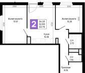 Продать Квартиры в новостройке Новосаратовка д., Первых ул.   5.2