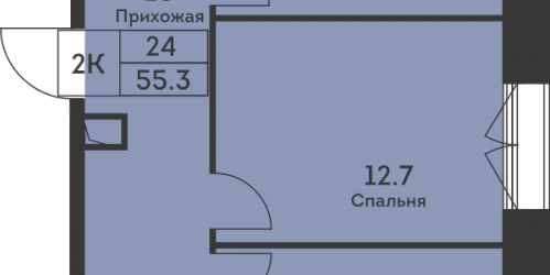 2-комн квартира Москва г., Дербеневская ул.,  к. 3