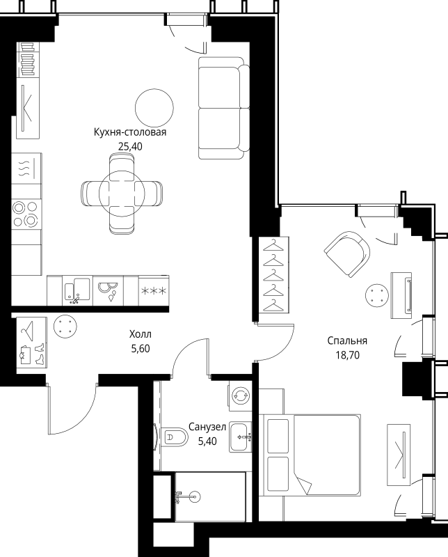 Продажа 1-комн квартиры в новостройке Москва г., Верейская ул.,  к. 1.6