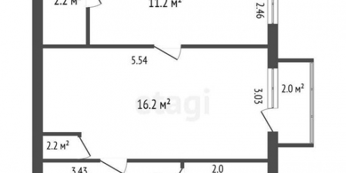 2-комн квартира Московский пр-кт,  д. 199