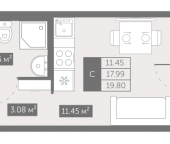 Продать Квартиры в новостройке Шушары п., Московское ш.   4