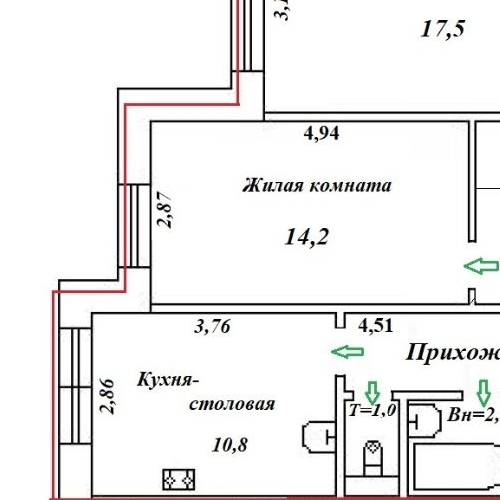 3-комн квартира Богатырский проспект, 31