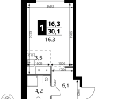 Продать Квартиры в новостройке Мосрентген пос., Проектируемый проезд № 7502   1