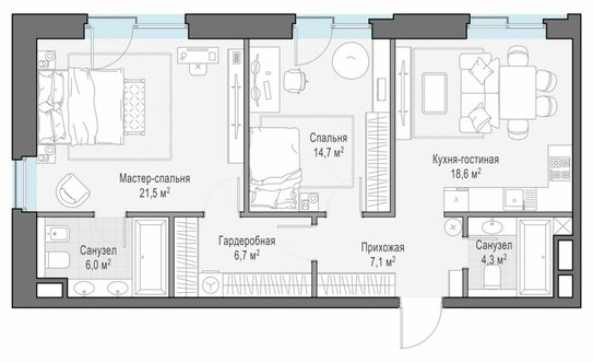 Продажа 2-комн квартиры на вторичном рынке Богоявленский пер,  д. 8,  к. 3