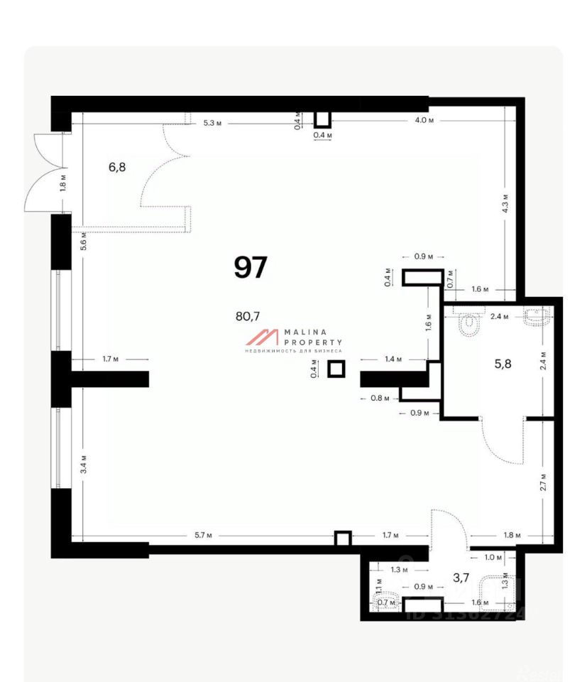 Продажа торгового помещения Базовская улица,  д. 15Б к3
