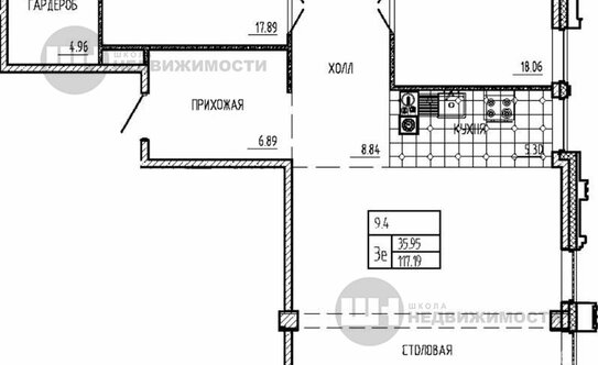 Продажа 3-комн квартиры на вторичном рынке 20-я линия,  д. 3