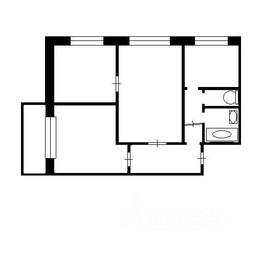 Продажа 3-комн квартиры на вторичном рынке Шоссейная улица,  д. 3